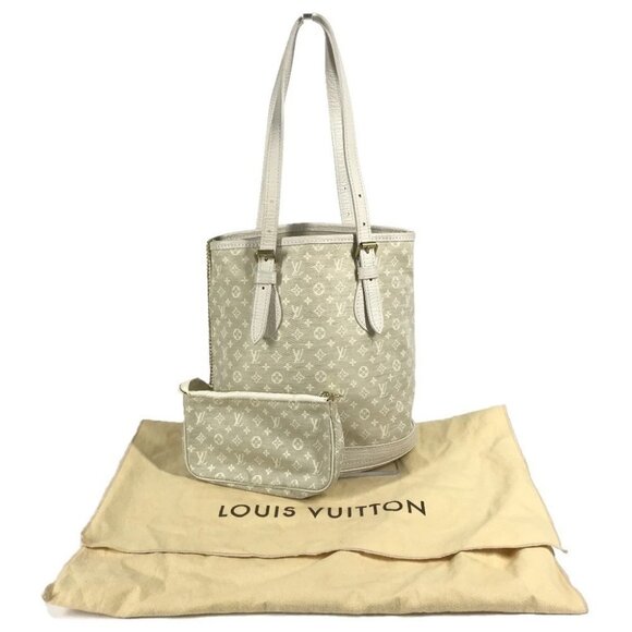 LOUIS VUITTON M95316 Monogram Mini-Lin Bucket PM Shoulder Bag - Picture 1 of 13